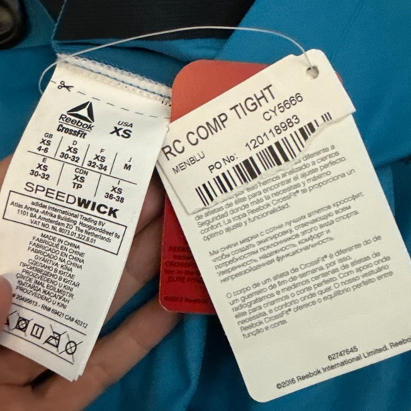 Women’s Reebok Crossfit Engineered Compression Workout leggings size XS - Picture 3 of 3